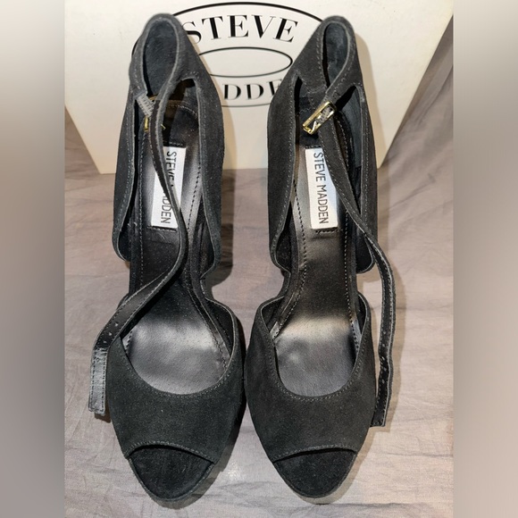 Steve Madden peep toe wedges - brand new! - Picture 2 of 7